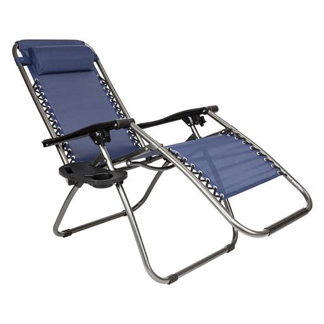 Set Of 2 Zero Gravity Chairs Folding Lounge Patio Outdoor Recliner