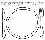 Plate Coloring Pages Food Dinner Sheet Print Empty Printable Color Plates Seder Template Getcolorings Kids Colorings Healthy Clipart Clipartbest Templates sketch template