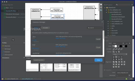 staruml mac  uml based software modeler application