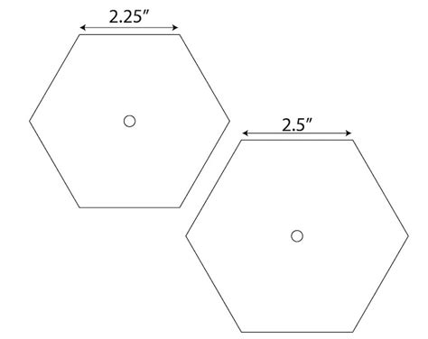 printable hexagons  english paper piecing