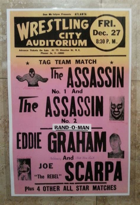 the assassins at atlanta city auditorium professional wrestling