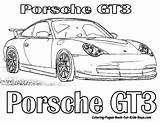 Porsche Coloring Gt3 Pages Car Race Collectibles Cars Printable Kids sketch template