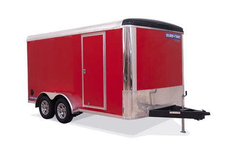pro series  top enclosed cargo trailer  trac