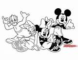 Disneyclips Minnie Daisy Homecolor sketch template