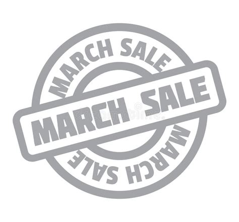 march sale rubber stamp stock vector illustration  grungy