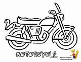Motorcycle Cartoon Draw Clipart Coloring Library sketch template