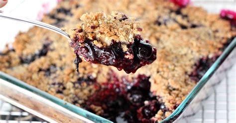 homemade diabetic friendly blueberry cobbler recipe blueberry crisp