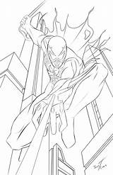 2099 Spider Man Drawing Spiderman Getdrawings sketch template