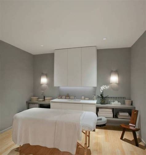 Modern Massage Room Ideas With Grey Walls House With