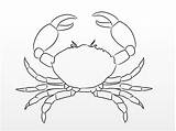 Crab Drawing Draw Crabs Drawings Wikihow Sea Step Krill Fish Geometric Easy Simple Line Pencil Animal Creatures Symmetrical Claw Getdrawings sketch template