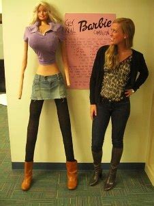 life size barbie shows young girls  dangers  unrealistic body expectations