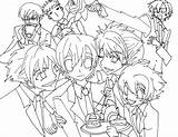 Host Ouran Club Pages Coloring Colouring School High Highschool Trending Days Last Deviantart Sheets Template sketch template