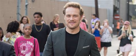 sam heughan galleries popsugar celebrity uk