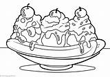 Snow Ice Cream Cones Coloring Pages Print sketch template