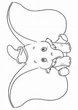 Elefanti Elefante Stampare Pianetabambini Elephant Dumbo sketch template