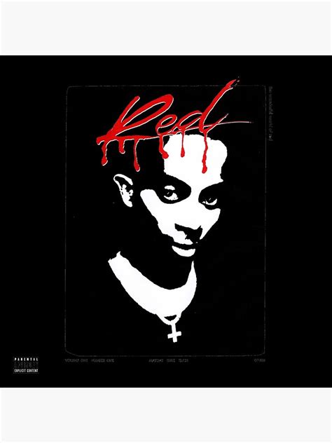 playboi carti  lotta red album cover throw pillow  sale