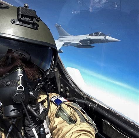 Fighter Jet Pilots Take Selfies While Flying In France India Drill