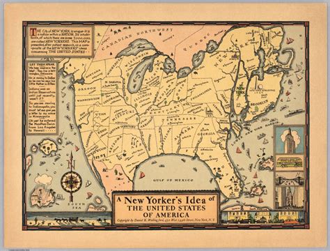 A New Yorkers Idea Of The United States Of America David Rumsey