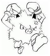 Pokemon Coloring Primeape Mankey Drawings sketch template