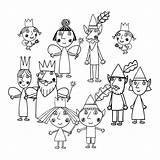 Piccolo Regno Hollys Personaggi Elf Coloradisegni Charaktere Elfo sketch template