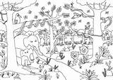 Selva Dschungeltiere Giungla Animali Dżungla Magiczna Dschungel Kolorowanka Kolorowanki Getbutton 3ab561 Vögel Azcoloring sketch template
