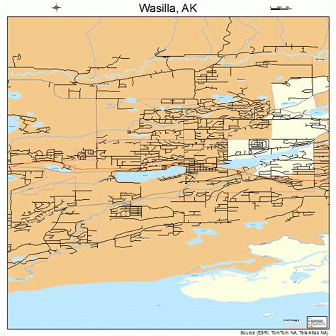 wasilla alaska street map
