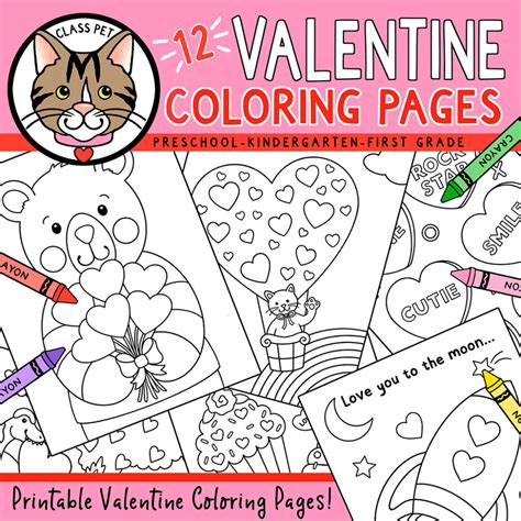 valentines day coloring pages   teachers