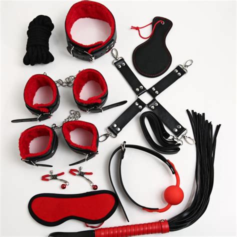 sex bondage kit set 7 10pcs sexy toys adult games slave toys set