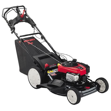 troy bilt cc    propelled rear wheel drive gas lawn mower  mulching capability