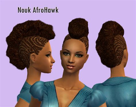 mod the sims nouk frohawk for ladies of all ages smaller textures