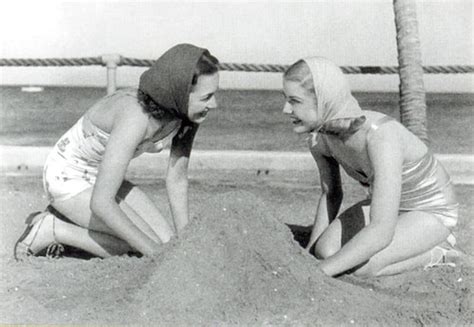 olivia de havilland and anita louise 1937 publicity photo vintage