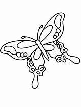 Butterfly Monarch Outline Pages Coloring Library Clipart Template sketch template