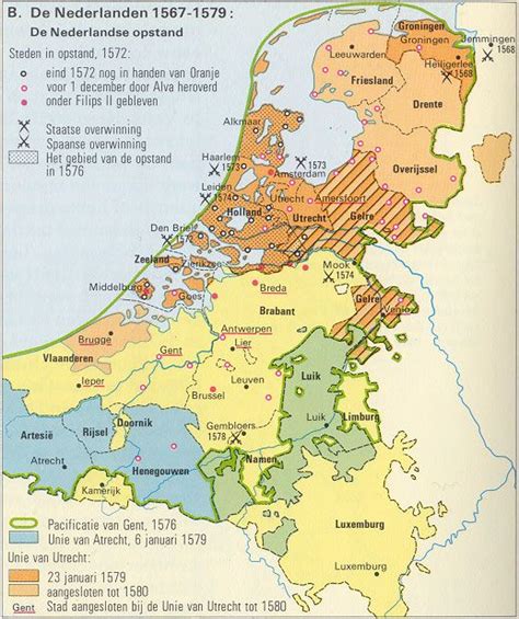 opstand  nederland europese geschiedenis cartografie