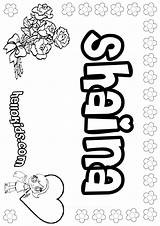 Selena Coloring Pages Shaina Quintanilla Color Hellokids Print Names Printable Getcolorings Template sketch template