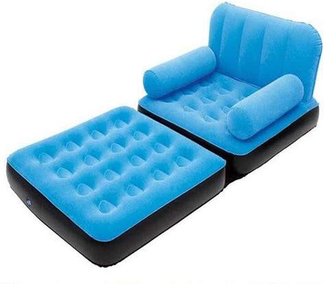 amazoncom recliners inflatable bed sofa chair camping chair single inflatable sofa multi