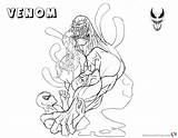 Coloring Venom Pages Anthros Lineart Printable Kids Deviantart Friends Adults sketch template