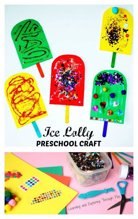 ice lolly preschool craft summer preschool crafts preschool crafts