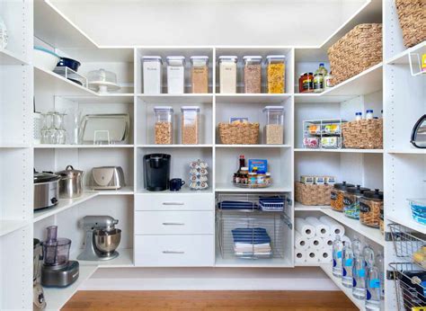 pantry shelving organized living