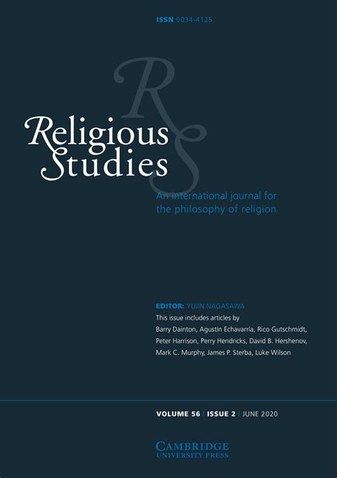 religious studies volume  issue  cambridge core