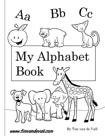 printable alphabet book  printables  preschool