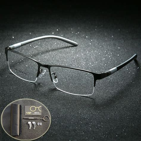 eyewear titanium glasses frame men eyeglasses computer optical