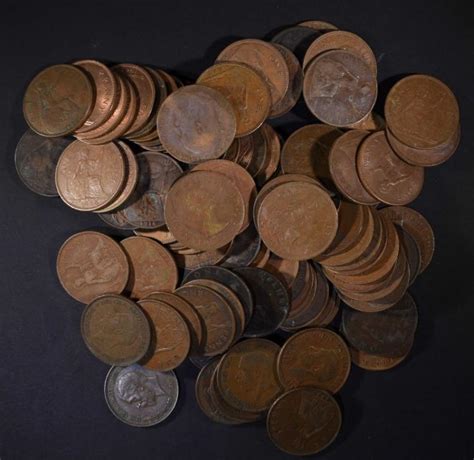british large pennies  older