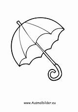 Regenschirm Ausmalen Ausmalbild Kleidung Badeanzug sketch template