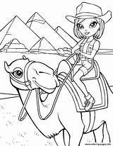 Frank Lisa Pages Coloring Printable Girl Cowgirl A4 Egypt Camel Book Animal Colouring Pyramid Kids Cartoon Tiger Color Sweet Print sketch template