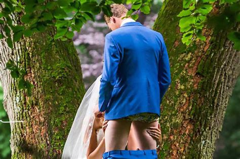 Wedding Photo Of Couple Performing Oral Sex Act Goes Viral