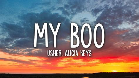 Usher My Boo Lyrics Ft Alicia Keys Youtube In 2022 Usher