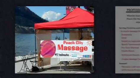Peach City Massage Penticton British Columbia Youtube