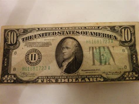 ten dollar bill series  papermoney