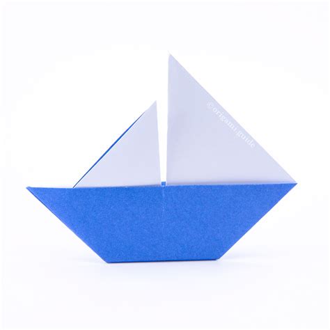 origami sail boat folding instructions origami guide