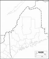 Maine Map Clipart Outline State Clipground Scale Maps sketch template